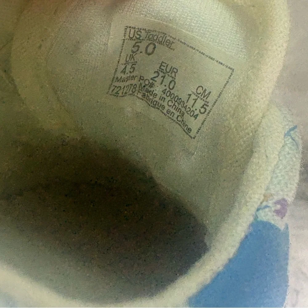 VANS Toddler Sneaker Save Our Planet Globe World Design Size 5 Toddler Unisex - Picture 7 of 8